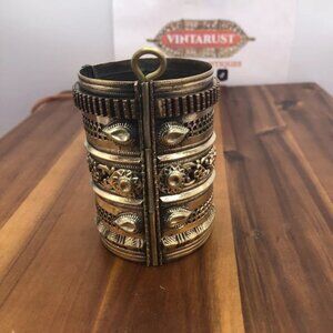single Handmade Afghan Vintage Handcuff Bracele Boho Style Boho jewelry